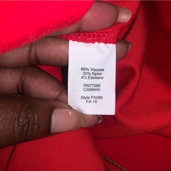 Red JCrew dress - Picture 3 of 6